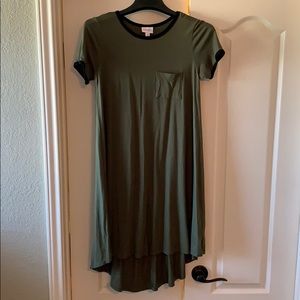 LuLaRoe Army green with black Carly